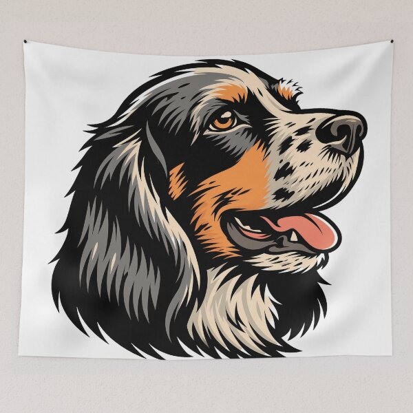 Item preview, Sticker - Decal - Charming Cocker Spaniel Style designed and sold by ForeverPrintsOK.