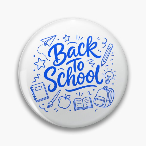 Item preview, Back To School Hand Drawn Blue Doodles designed and sold by Vision Crafted.