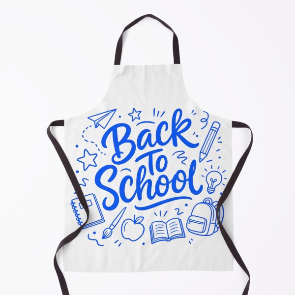 Item preview, Back To School Hand Drawn Blue Doodles designed and sold by Vision Crafted.