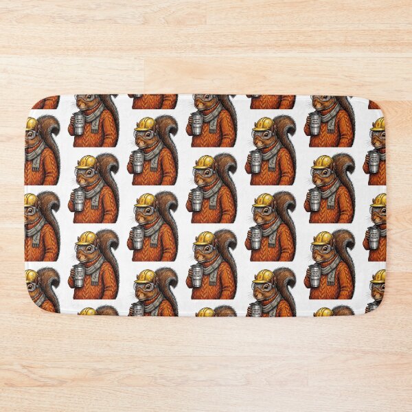 Item preview, Squirrel Electrician Morning Coffee designed and sold by Tiffany Roy.