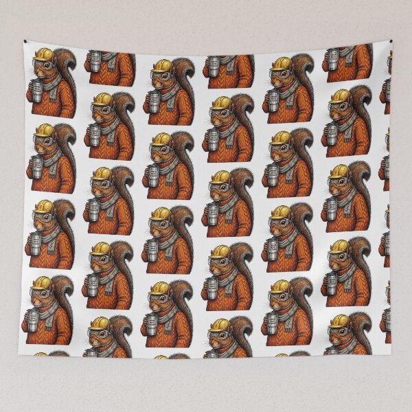 Item preview, Squirrel Electrician Morning Coffee designed and sold by Roy & Tiffany.