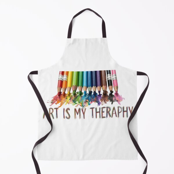 Item preview, Art Is My Therapy Colorful Pencils Artist Gift Design designed and sold by DNBY.