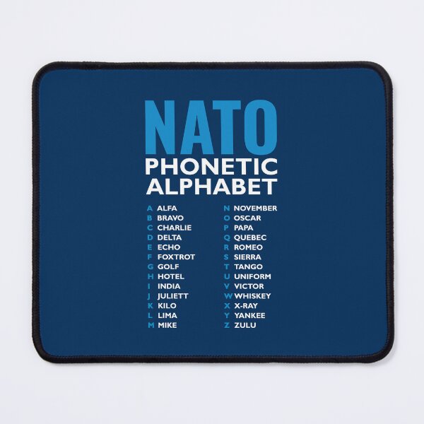 Item preview, NATO Phonetic Alphabet Alfa–Zulu designed and sold by AnnSign.