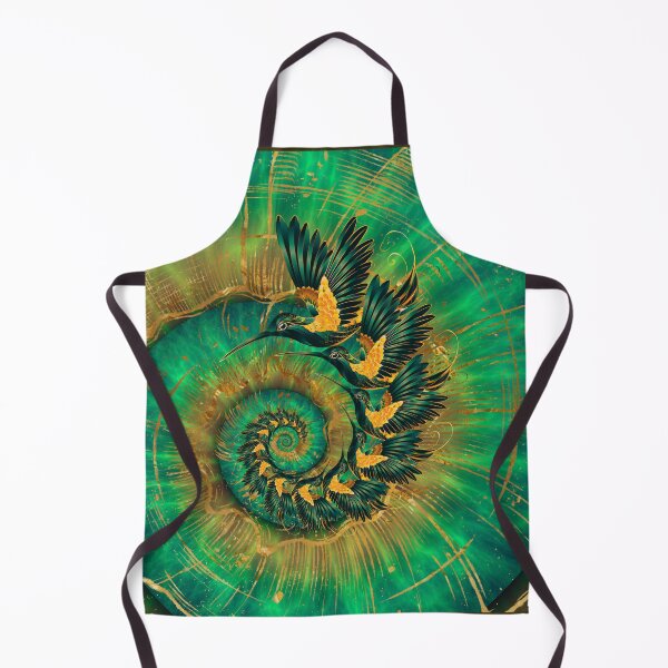 Item preview, Golden Hummingbird Spiral designed and sold by chantalittah.