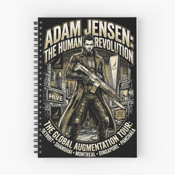 Item preview, Human Revolution Adam Jensen Deus Ex Band Tee Gaming Graphic Tee designed and sold by Senpaiwaves.