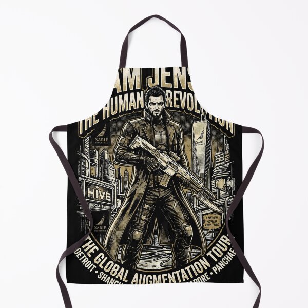 Item preview, Human Revolution Adam Jensen Deus Ex Band Tee Gaming Graphic Tee designed and sold by Senpaiwaves.