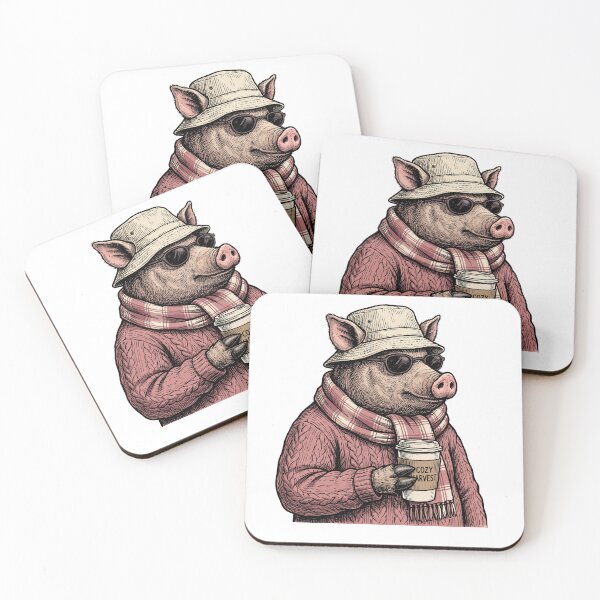 Item preview, Cozy Pig Harvest Coffee designed and sold by Tiffany Roy.