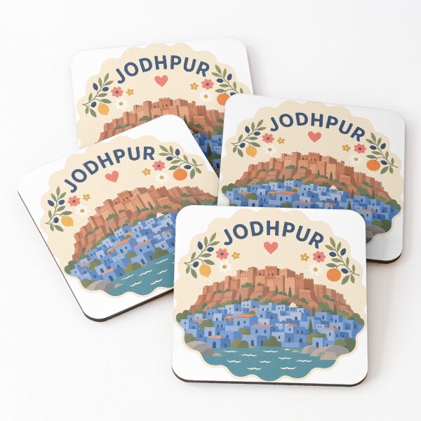 Item preview, Jodhpur India Travel Souvenir Modern Folk Art designed and sold by VisualArtsOasis.