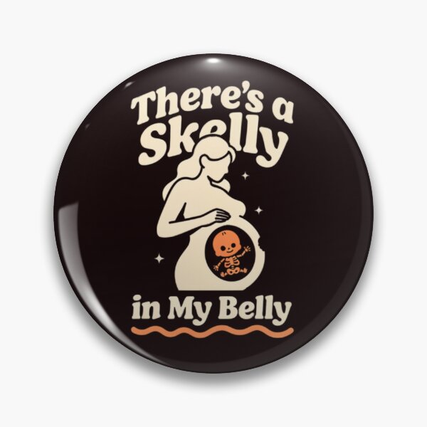 Item preview, There's a Skelly in My Belly Funny Pregnancy Skeleton designed and sold by Malaryk.