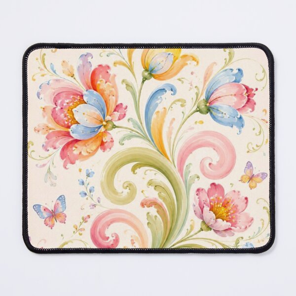 Item preview, Norwegian Blue Telemark Rosemaling ,Rosemaling Blue and Red designed and sold by Owneysweet.