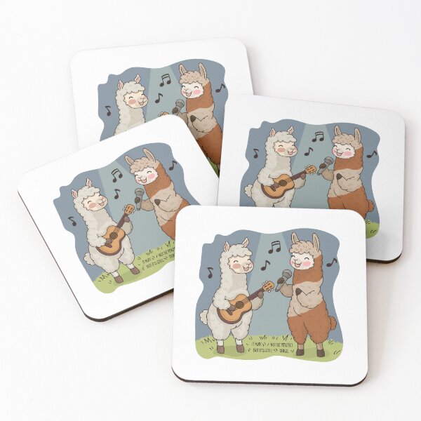Item preview, Alpaca Llama Sing Duet designed and sold by WillowerStudio.
