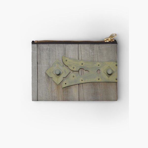 Item preview, Traditional Brass Hardware on Wood Temple Gate designed and sold by MiraNadaPrints.