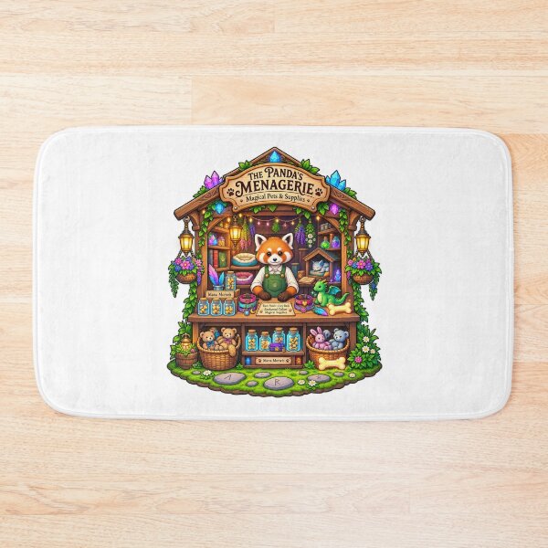 Artikelvorschau, The Panda’s Menagerie | Magical Pets & Supplies | Enchanted Woodland Pet Shop entworfen und verkauft von MrDev.