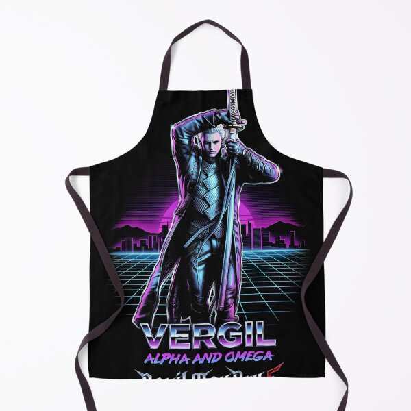 Artikelvorschau, Vergil Devil May Cry 5 Synthwave Videospiel Streetwear T-Shirt entworfen und verkauft von Senpaiwaves.