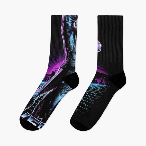 Item preview, Vergil Devil May Cry 5 Synthwave Video Game Streetwear Tee designed and sold by Senpaiwaves.