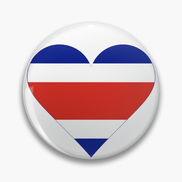 Item preview, Costa Rica Heart Flag Graphic | I Love Costa Rica Patriotic Symbol designed and sold by NTGUILTY.