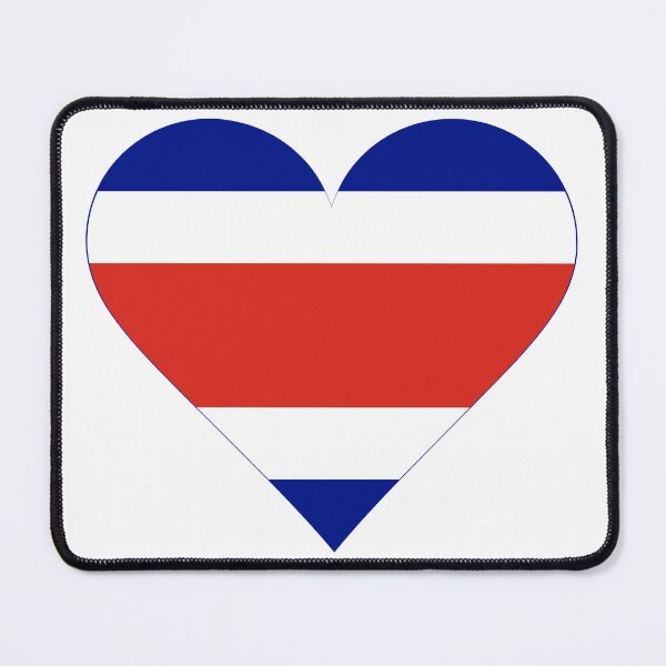 Item preview, Costa Rica Heart Flag Graphic | I Love Costa Rica Patriotic Symbol designed and sold by NTGUILTY.