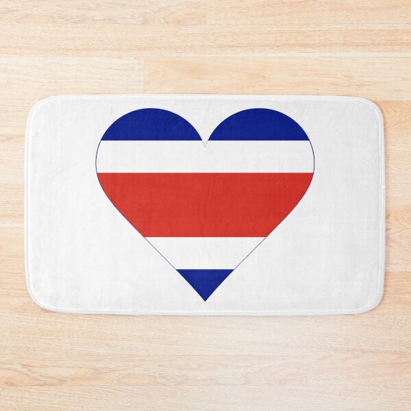 Item preview, Costa Rica Heart Flag Graphic | I Love Costa Rica Patriotic Symbol designed and sold by NTGUILTY.