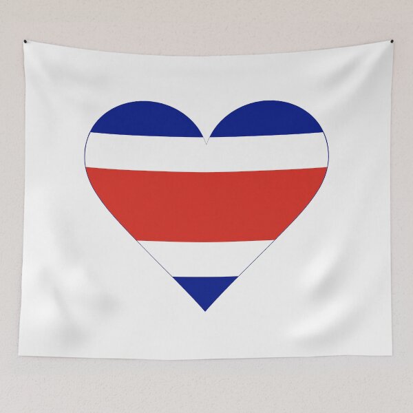 Item preview, Costa Rica Heart Flag Graphic | I Love Costa Rica Patriotic Symbol designed and sold by NTGUILTY.