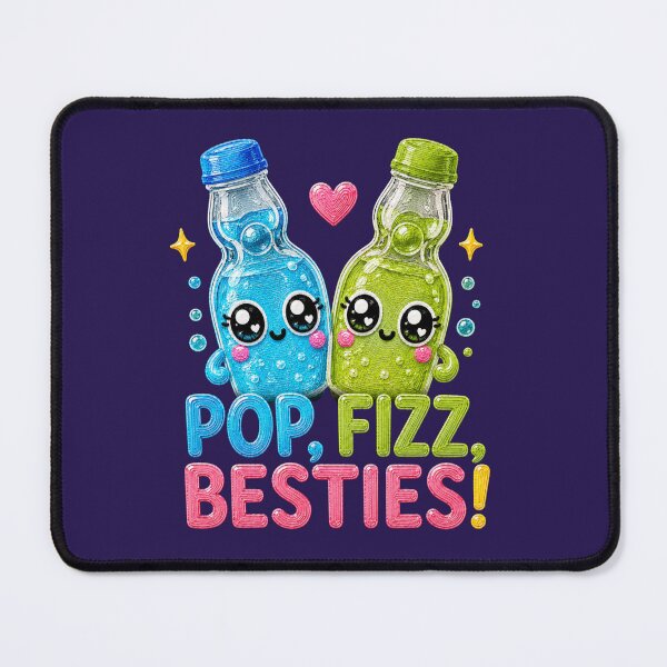 Item preview, Pop Fizz Besties Cute Ramune Soda Design designed and sold by Liv Solara.