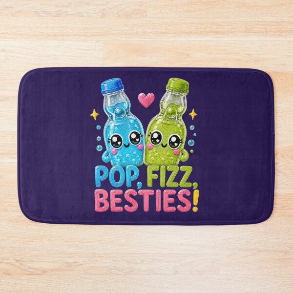 Item preview, Pop Fizz Besties Cute Ramune Soda Design designed and sold by Liv Solara.