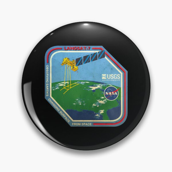 Item preview, Landsat 7 Logo Mission - Vintage Look designed and sold by SVGtothemoon.
