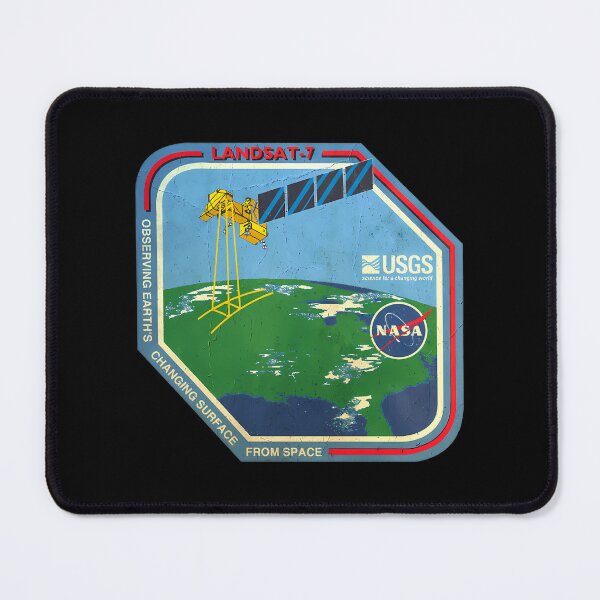 Item preview, Landsat 7 Logo Mission - Vintage Look designed and sold by SVGtothemoon.