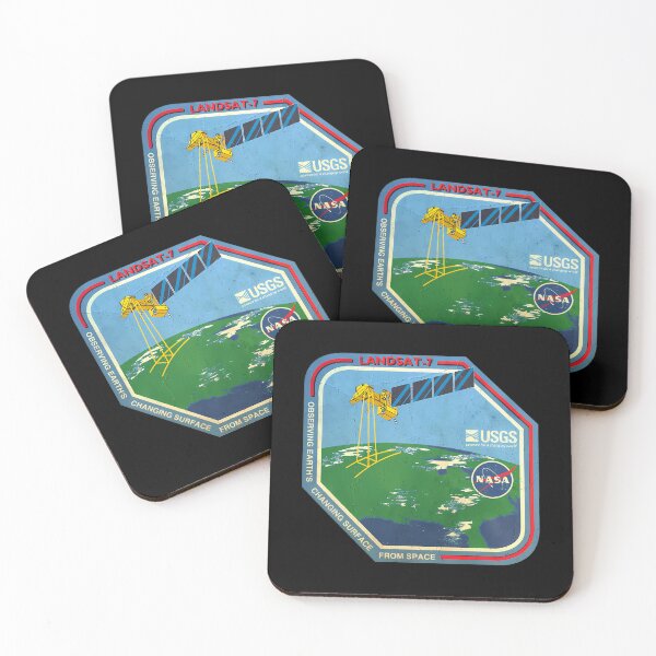 Item preview, Landsat 7 Logo Mission - Vintage Look designed and sold by SVGtothemoon.
