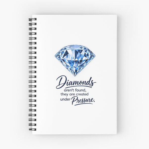 Item preview, Diamonds Are Created Under Pressure Sticker | Inspirational Motivation Quote | Crystal Diamond Art designed and sold by Ishratparween11.