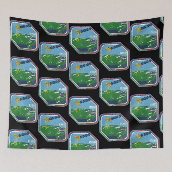 Item preview, Landsat 7 Logo Mission - Vintage Look designed and sold by SVGtothemoon.