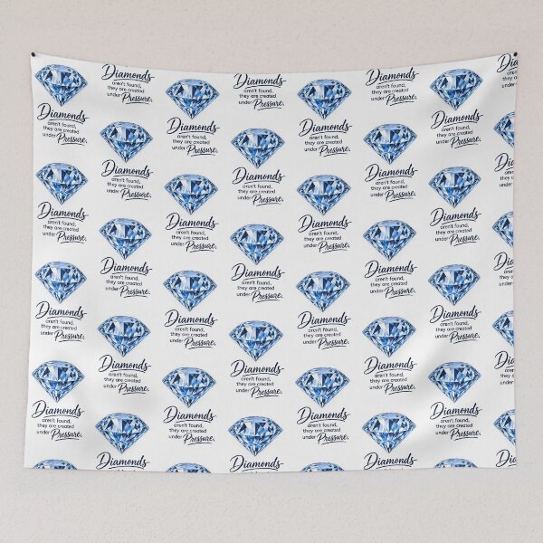 Item preview, Diamonds Are Created Under Pressure Sticker | Inspirational Motivation Quote | Crystal Diamond Art designed and sold by Ishratparween11.