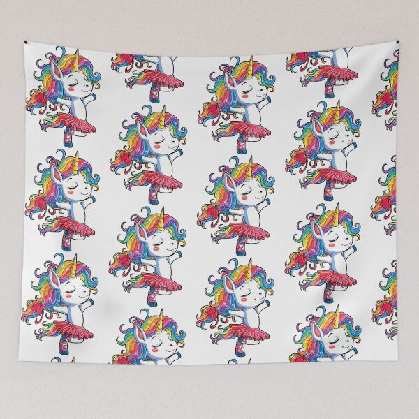Item preview, Ballet Dancer Unicorn Kids Girls Rainbow Ballerina designed and sold by LUCIHOMES.