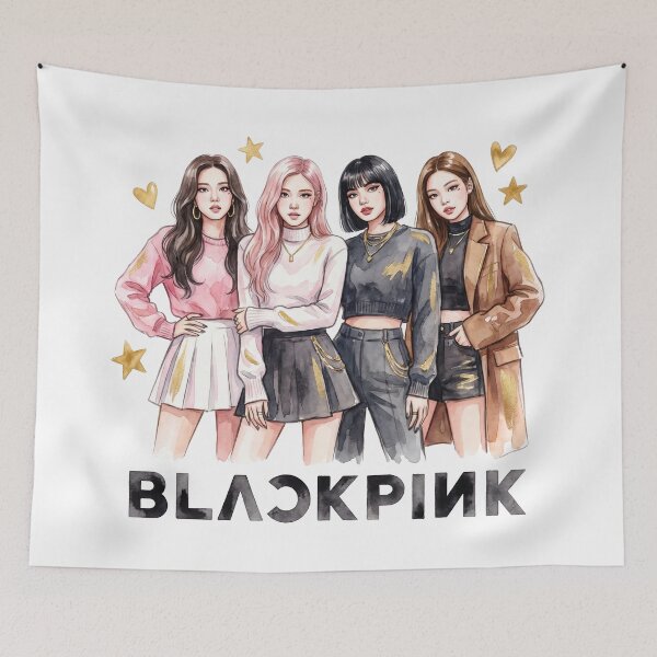 Item preview, Sticker "Blackpink, K-pop Style".  designed and sold by  BoomPoster.