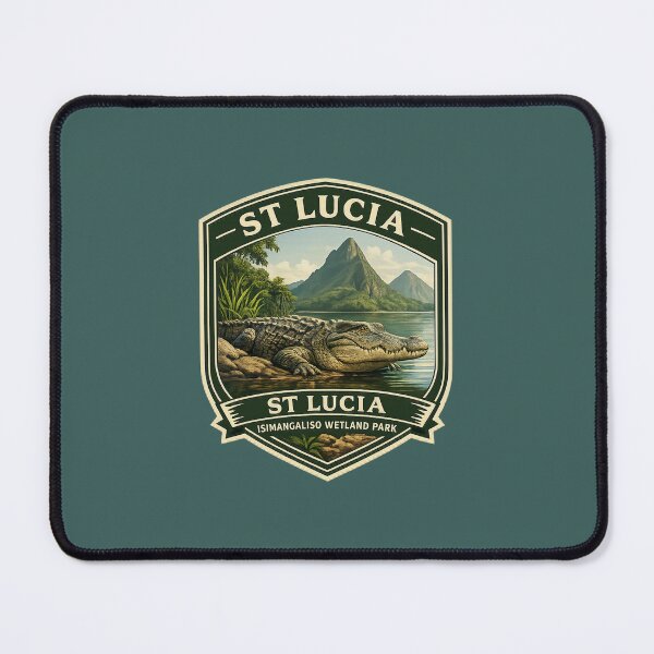Item preview, St Lucia Crocodile Shield – iSimangaliso Wetland Park Estuary Wildlife Emblem designed and sold by The Digital Compass.