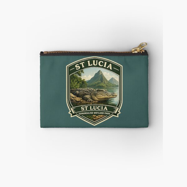 Item preview, St Lucia Crocodile Shield – iSimangaliso Wetland Park Estuary Wildlife Emblem designed and sold by The Digital Compass.