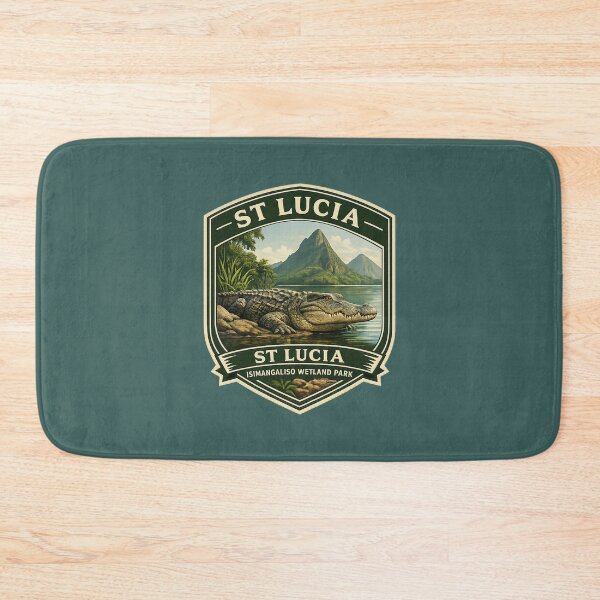 Item preview, St Lucia Crocodile Shield – iSimangaliso Wetland Park Estuary Wildlife Emblem designed and sold by The Digital Compass.