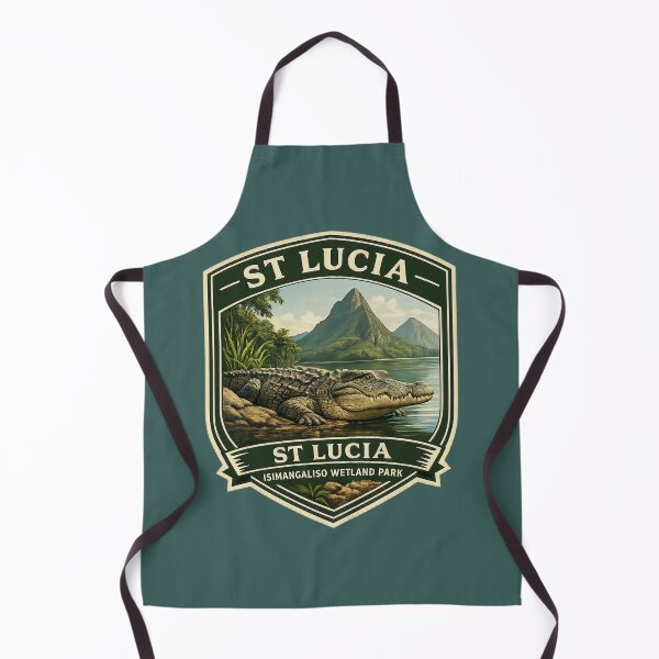 Item preview, St Lucia Crocodile Shield – iSimangaliso Wetland Park Estuary Wildlife Emblem designed and sold by The Digital Compass.