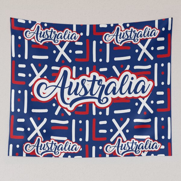 Aperçu de l'œuvre Australia Bogolan créée et vendue par Wolagno.