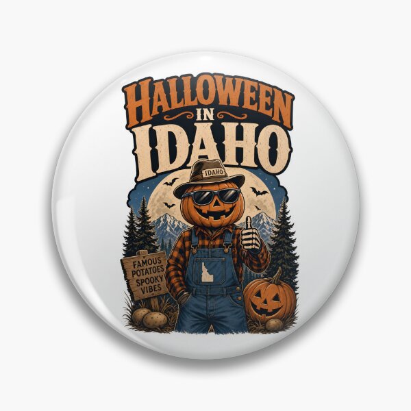 Item preview, Halloween in Idaho - Famous potatoes Spooky vibes designed and sold by ParadoxParadox.