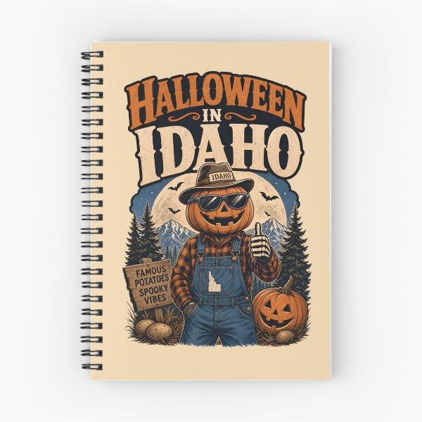 Item preview, Halloween in Idaho - Famous potatoes Spooky vibes designed and sold by ParadoxParadox.