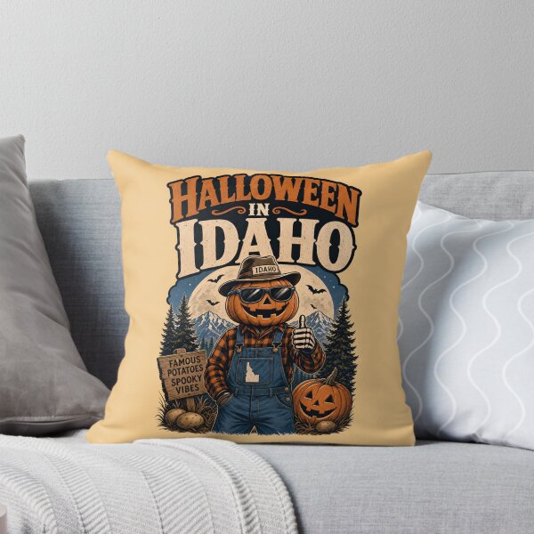 Item preview, Halloween in Idaho - Famous potatoes Spooky vibes designed and sold by ParadoxParadox.