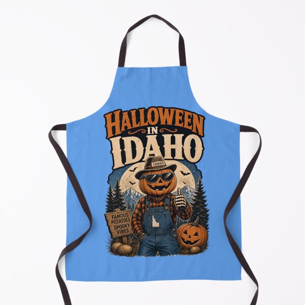 Item preview, Halloween in Idaho - Famous potatoes Spooky vibes designed and sold by ParadoxParadox.