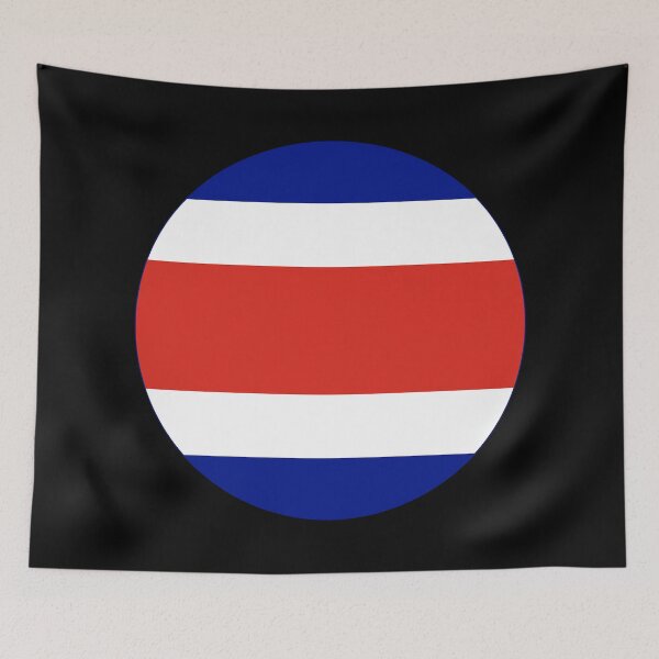 Item preview, Round Costa Rica Flag Icon | Circular Costa Rican Flag Button Element designed and sold by NTGUILTY.
