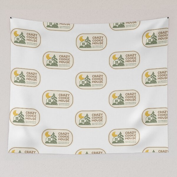 Item preview, Crazy Cookie House Logo - Horiztonal designed and sold by LadyMoldavites.