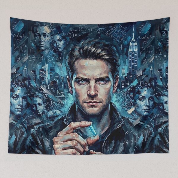 Item preview, Limitless Sci-Fi Thriller Fine Art Tribute designed and sold by Art's Diner.