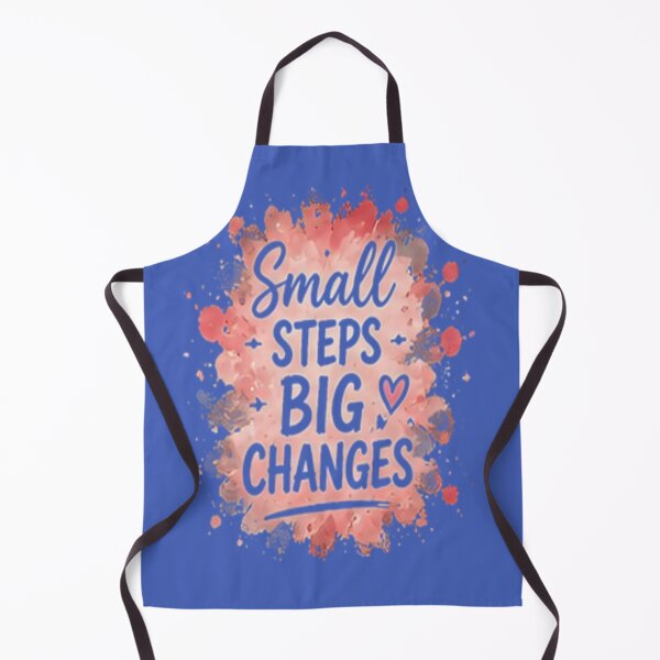 Item preview, Small Steps Big Changes Floral Quote designed and sold by FABIOLA1970.