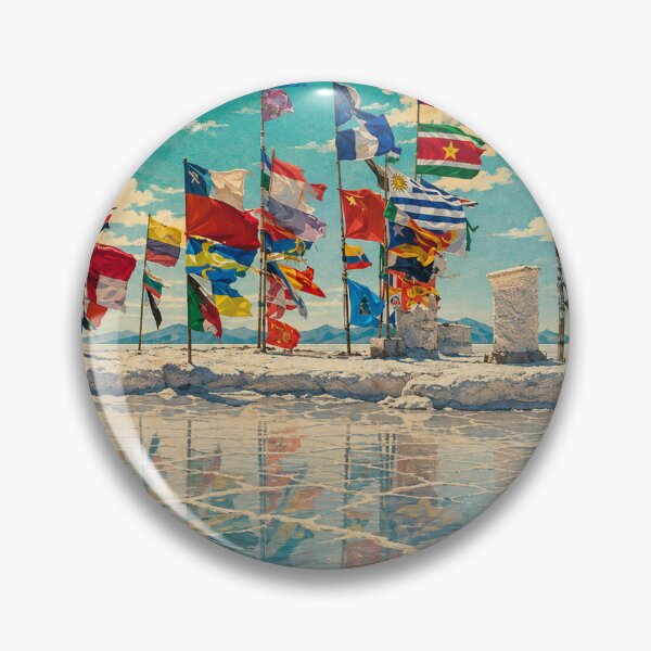 Item preview, BOLIVAN SALT FLATS PHOTOGRAPH RE-IMAGINED INTO BEAUTIFUL WALL ART designed and sold by Andiamo-Amigos.