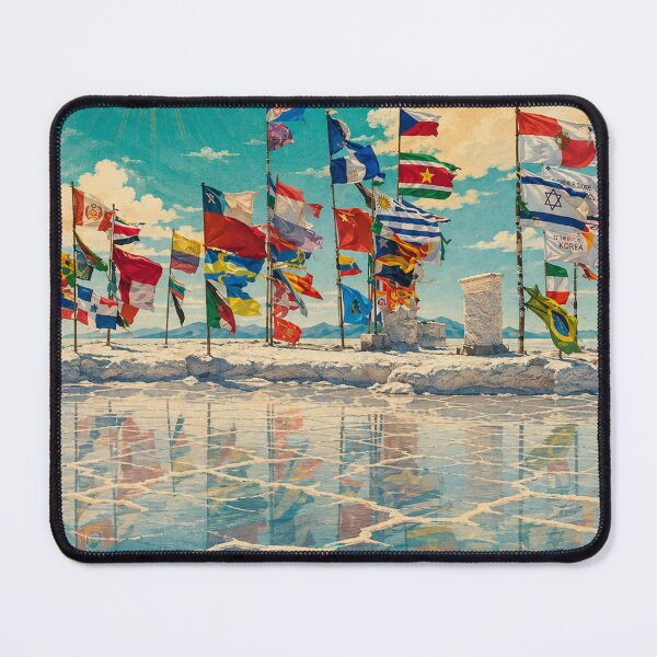 Item preview, BOLIVAN SALT FLATS PHOTOGRAPH RE-IMAGINED INTO BEAUTIFUL WALL ART designed and sold by Andiamo-Amigos.