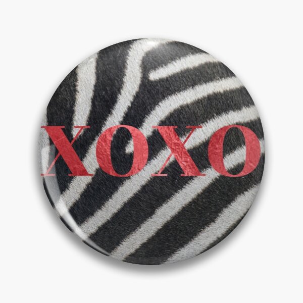 Item preview, Black and white zebra print red XOXO wall art  designed and sold by aprilapricott.
