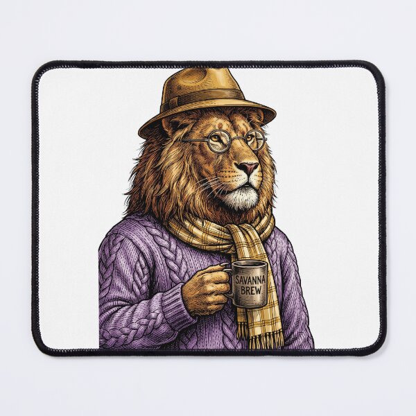 Item preview, Lion Savanna Brew Coffee designed and sold by Tiffany Roy.
